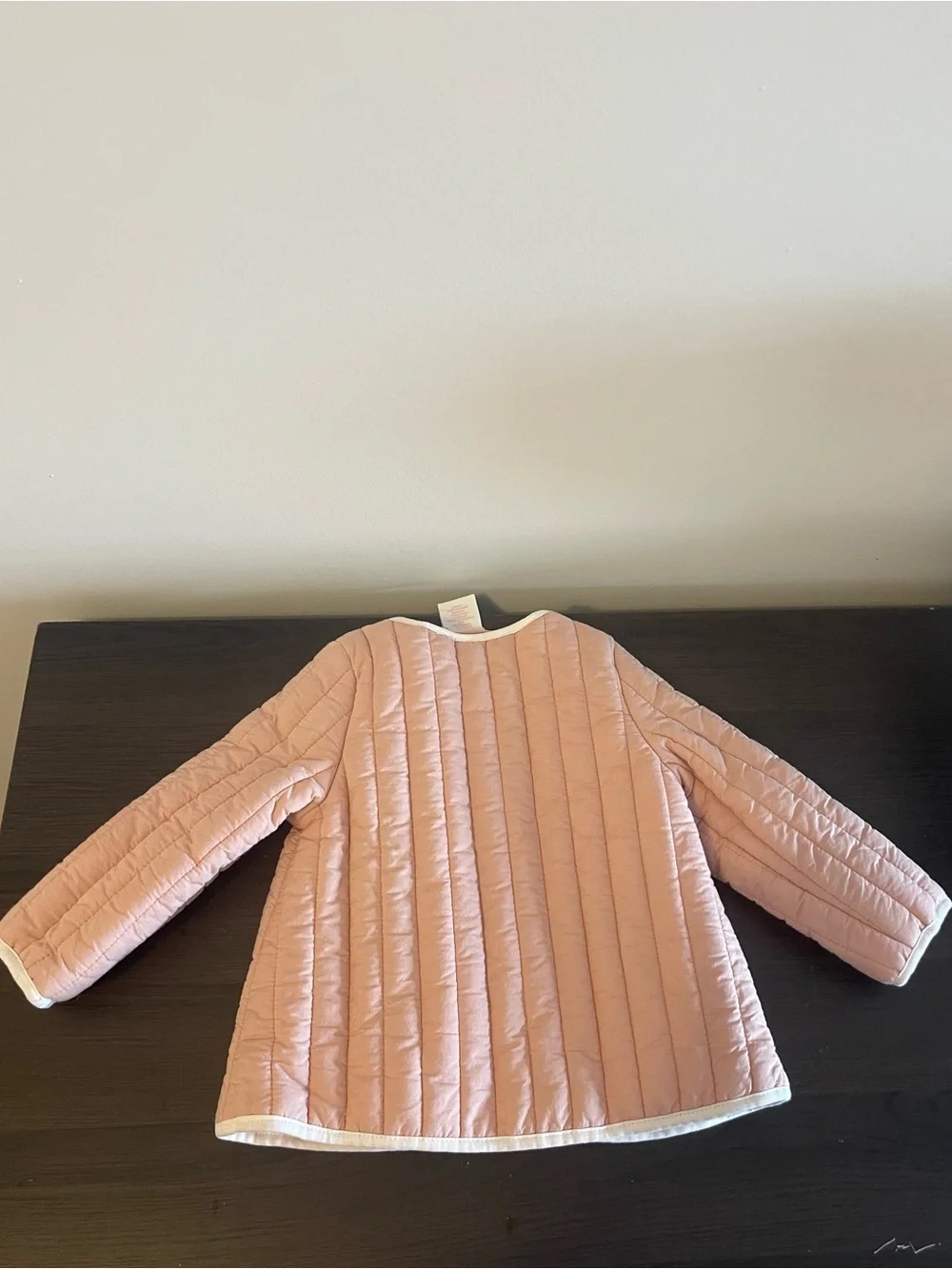 Shabby Chic Baby Girls' Blush Pink Quilted Jacket with Pockets Size 18 Months
